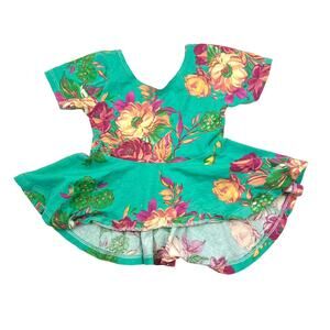 Little Rangos Floral Peplum Top
